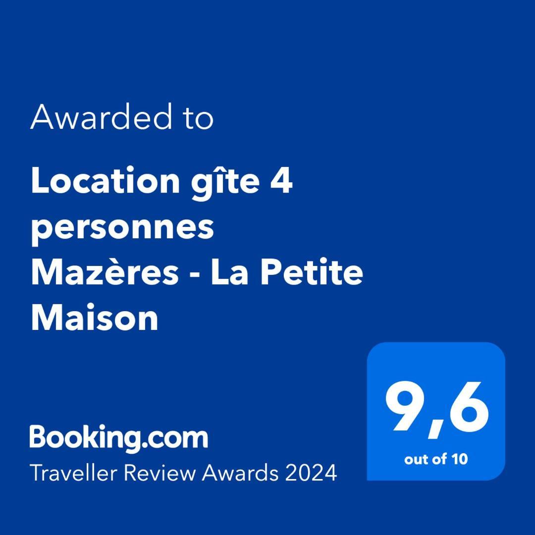Location Gite 4 Personnes Mazeres - La Petite Maison Exterior foto